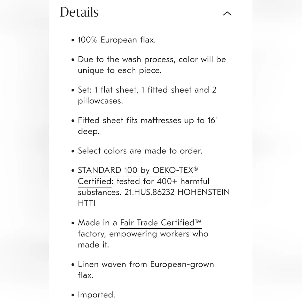 ❤️BUY 2 GET 1 FREE West Elm European Flax Linen,Full,Retail $269.00,Frost Grey